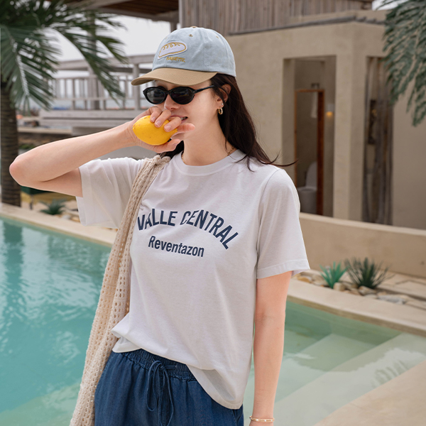 [Special Sale] Leventa Color Matching Short-sleeve T-shirt