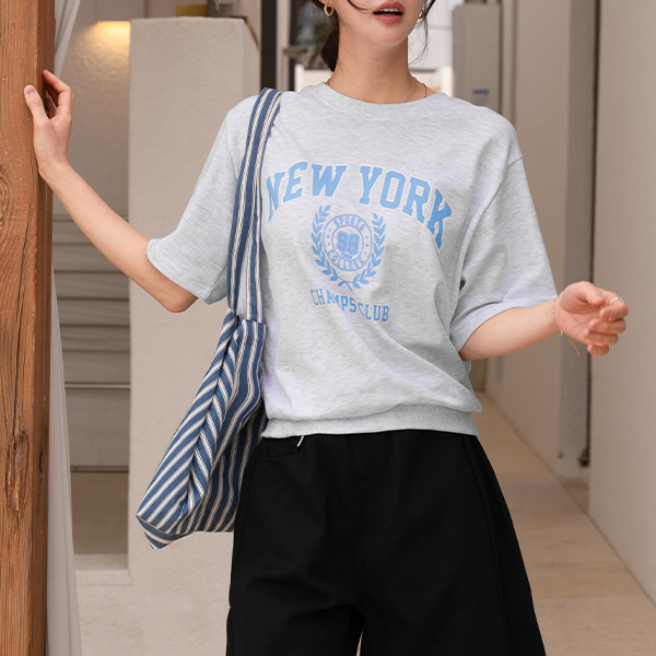[Special Sale] 99 나염 Short-sleeve sweatshirt