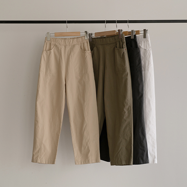 Summer 배기핏 8부 코튼 Pants