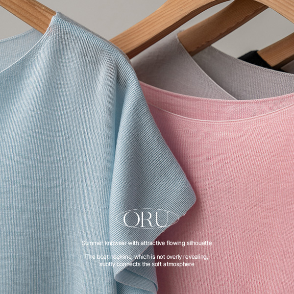 [Special Sale] 오루 가오리 Cap Summer Knitwear
