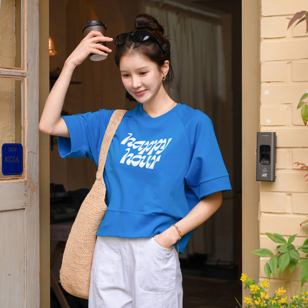 해피니스 Short-sleeve sweatshirt