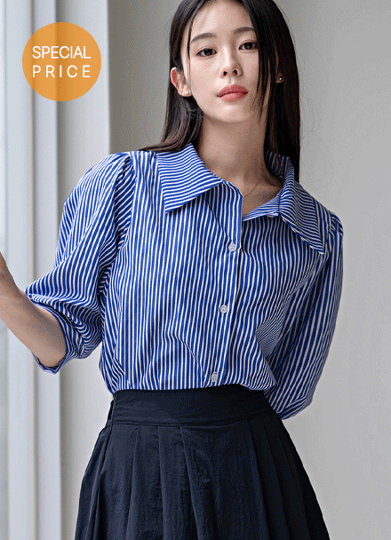[Special Sale] Marine Stripe Blouse Korea