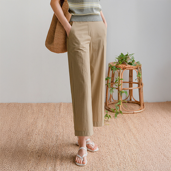 Rustling Ice Banding Capri Pants