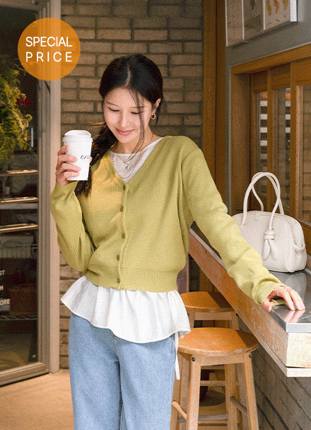 [Special Sale] Favorite V-neck Cardigan Korea