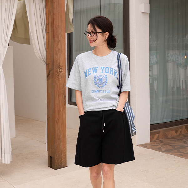 [Special Sale] 99 Printed Short-sleeve sweatshirt