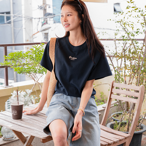 Archive Paris Short-sleeve Sweatshirt