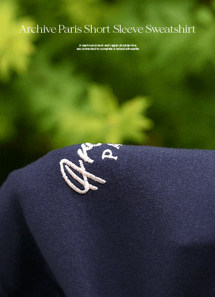 Archive Paris Short-sleeve Sweatshirt Korea