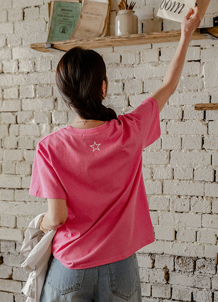 Natural Pigment Short-sleeve T-shirt Korea