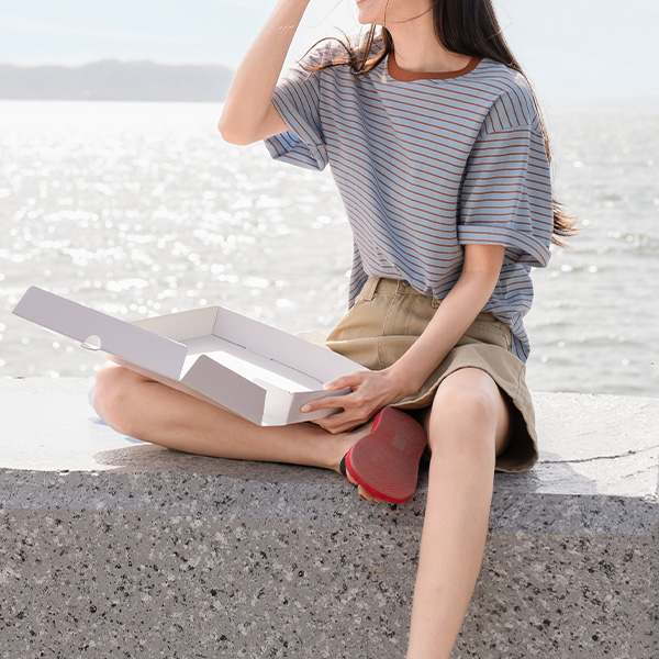 Morning Horizontal Striped Short-sleeve T-shirt