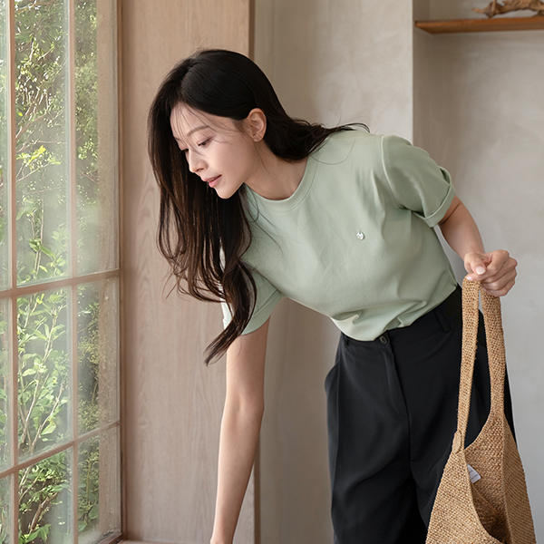 [Special Sale] Modal Pendant Short-sleeve T-shirt