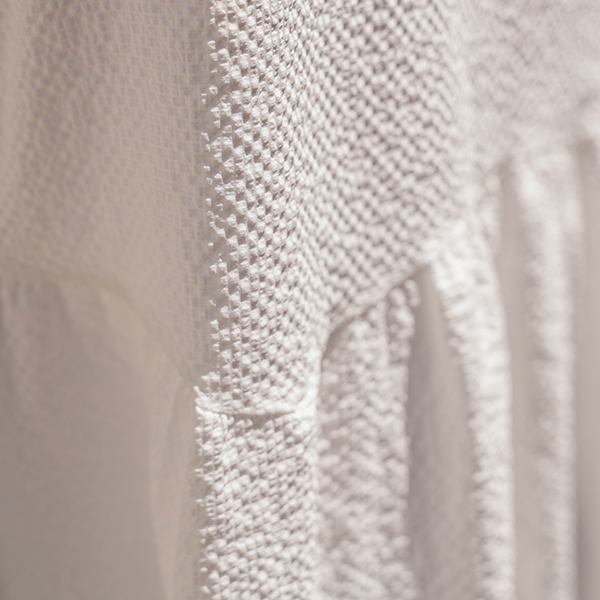Frilly Embo button Dress