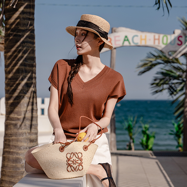 [Special Sale] Maxi Cap Sleeves V-neck Knitwear