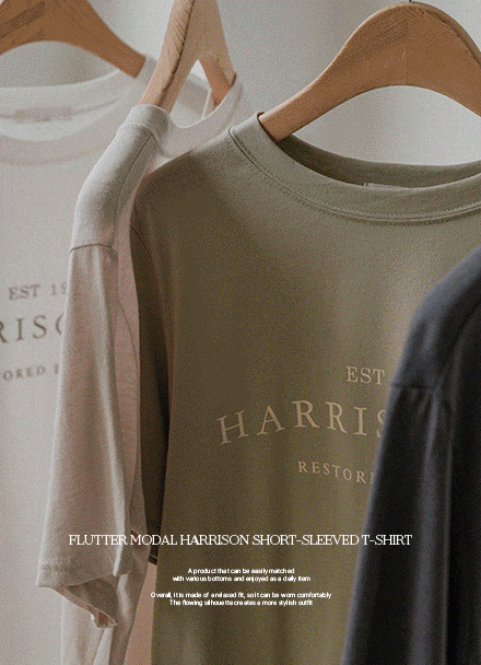 [Special Sale] 찰랑 모달 해리슨 Short-sleeve T-shirt Korea