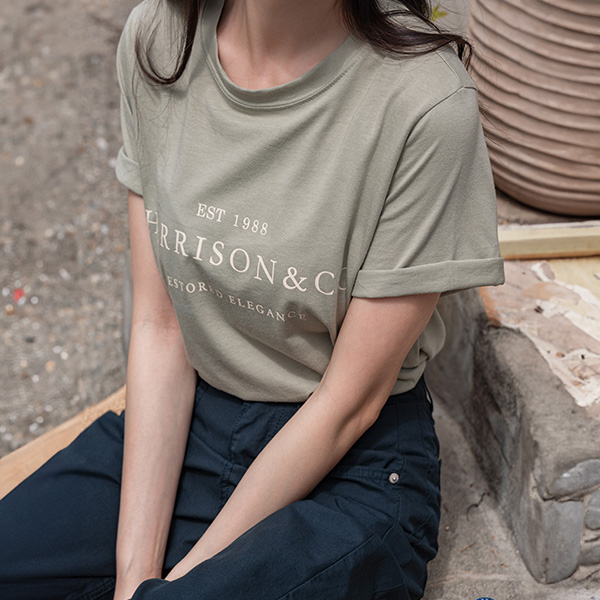 [Special Sale] 찰랑 모달 해리슨 Short-sleeve T-shirt