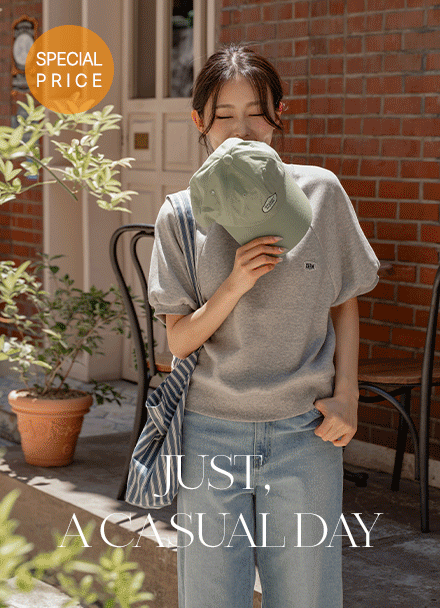 [Special Sale] Draw Patch V-neck Short-sleeve sweatshirt Korea