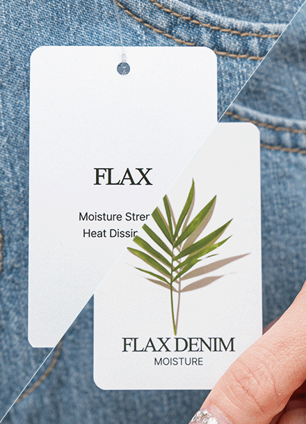 Seasoning Back Banding Denim Pants Korea