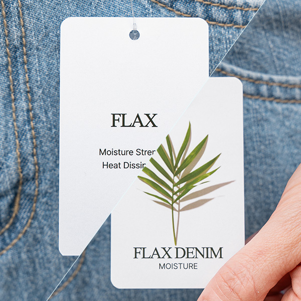 Seasoning Back Banding Denim Pants