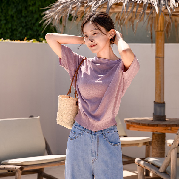Madeleine Raglan Tencel Linen Knitwear