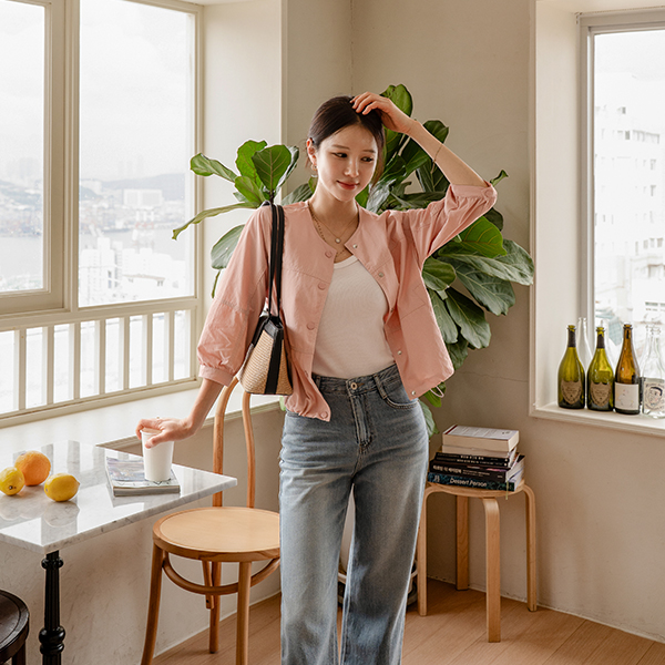 3rd Tier Incision Single Layer 3/4 sleeve Jacket