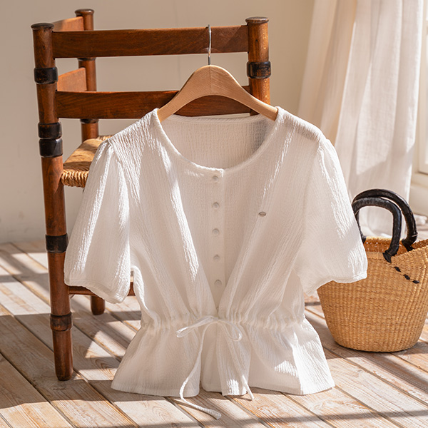 [valyou] 실루엣 string Blouse