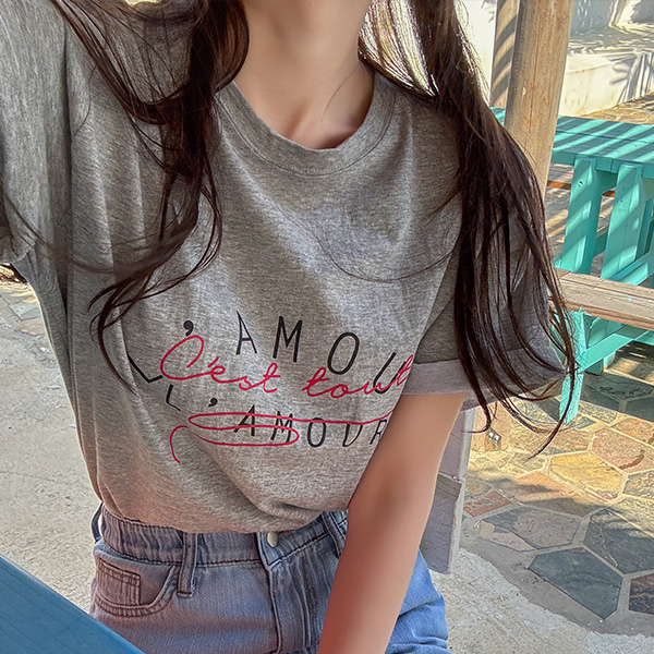 [Special Sale] 라무어 레귤러 Short-sleeve T-shirt