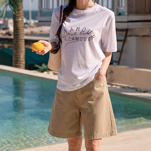 [Special Sale] 라무어 레귤러 Short-sleeve T-shirt