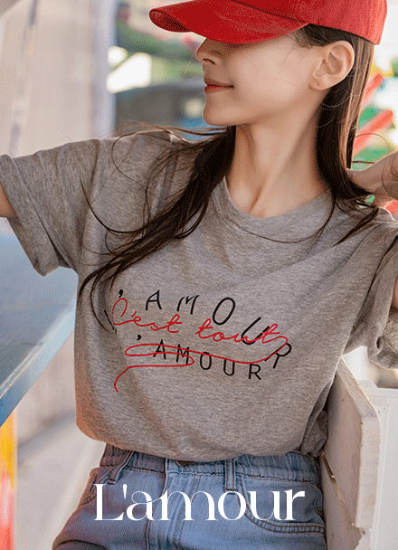 [Special Sale] 라무어 레귤러 Short-sleeve T-shirt Korea