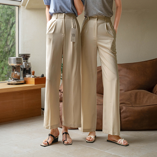 Perfect Pants 85ver (two-pin tuck side band)