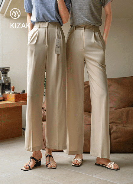 Perfect Pants 85ver (two-pin tuck side band) Korea