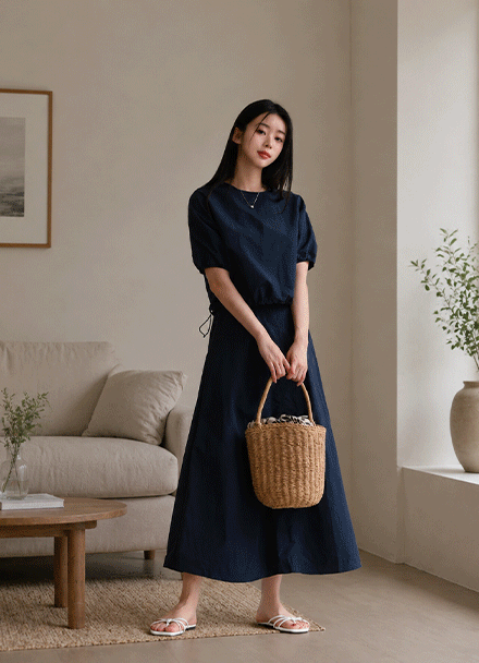Mercy Rustling Skirt Set Korea