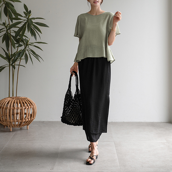 Silky Mood Flare Blouse