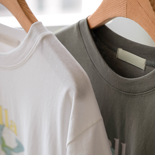 Flower Printed Over Short-sleeve T-shirt
