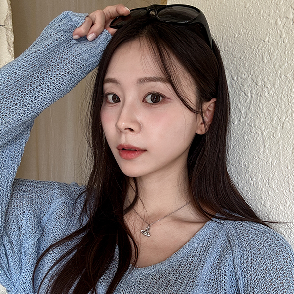[Special Sale] 부클 하찌 V-neck Summer Knitwear