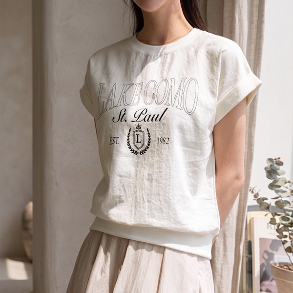 Como Linen Rollup Sweatshirt