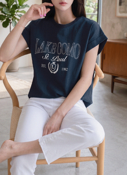 Como Linen Rollup Sweatshirt Korea
