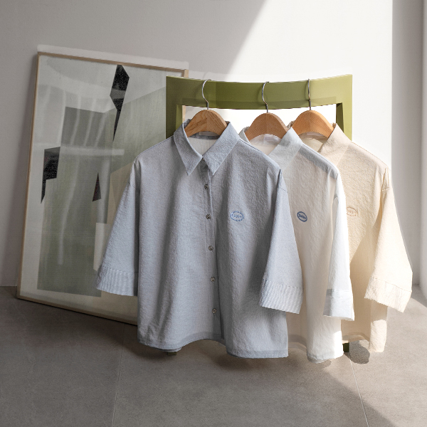 Benny Rustling Silver Button Short-sleeve Shirt