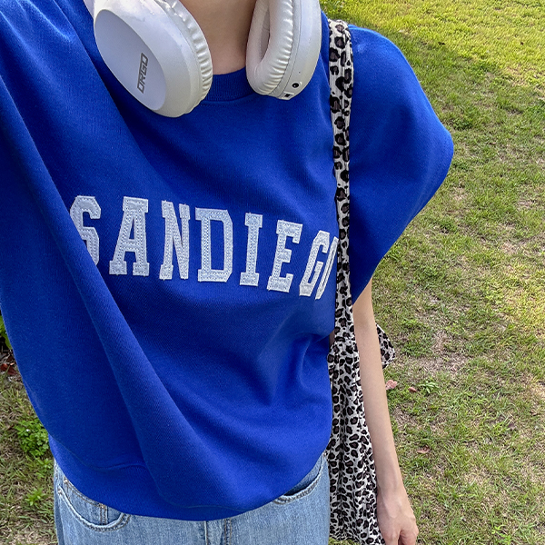 Sandy Patch Cap Sleeves Sweatshirt