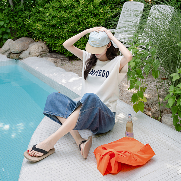 Sandy Patch Cap Sleeves Sweatshirt