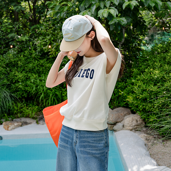 Sandy Patch Cap Sleeves Sweatshirt