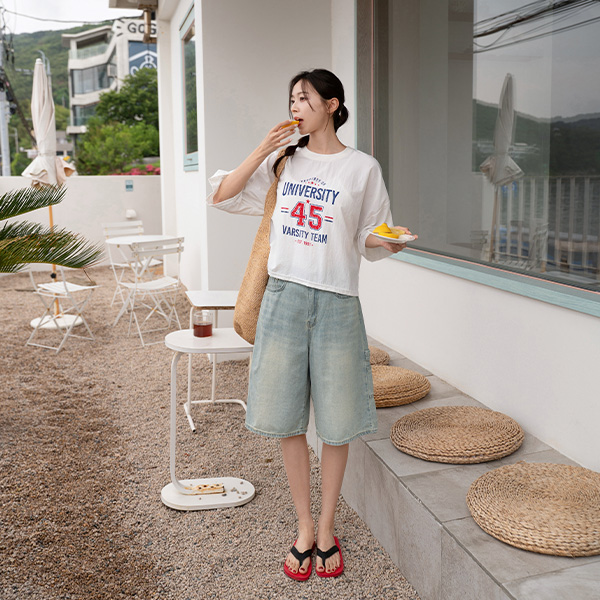스타 아노락 Short-sleeve sweatshirt