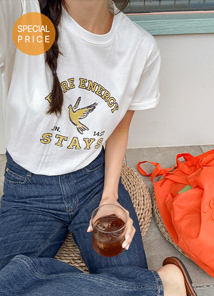 [Special Sale] 프리덤 버드 Round Short-sleeve T-shirt Korea