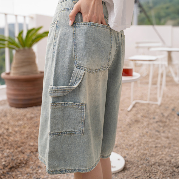 카펜더 key point Denim 버뮤다 Pants