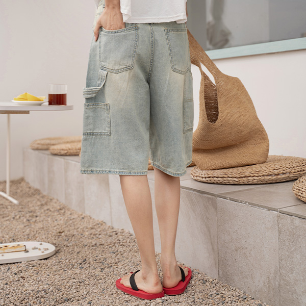 카펜더 key point Denim 버뮤다 Pants