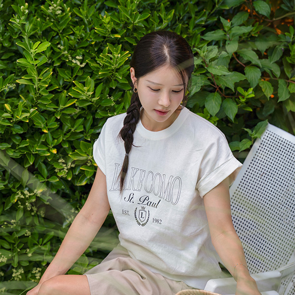 Como Linen Rollup Sweatshirt