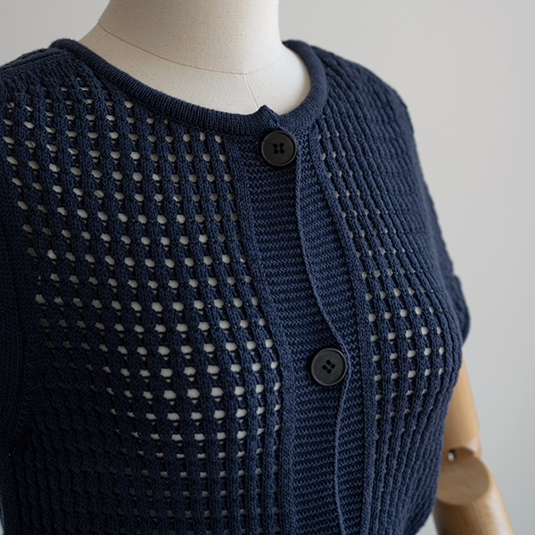 Rosé Skasi Short-sleeve Knitwear Cardigan