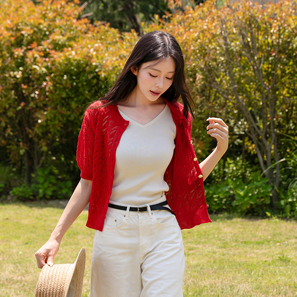 Mild Skasi Short-sleeve Cardigan