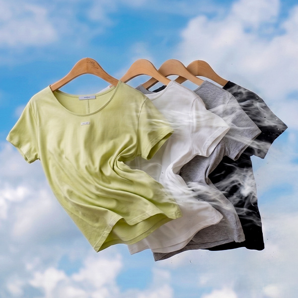 [valyou] Air Labels U-Neck T-shirt