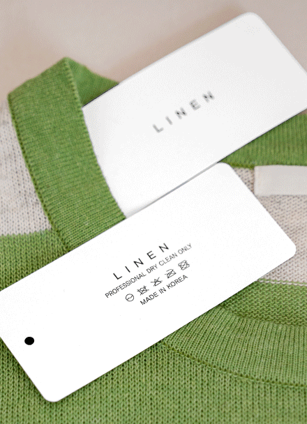 [Special Sale] 캔디 Linen loose fit Short-sleeve Knitwear Korea