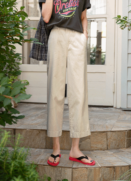 다트 line 8부 Banding Pants Korea