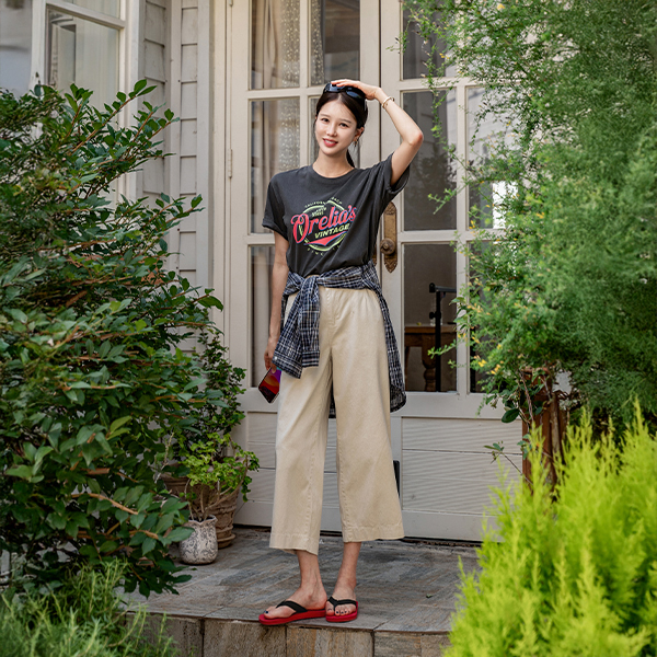 [Special Sale] Vintage 피그먼트 Short-sleeve T-shirt